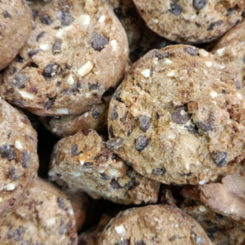 Galletas Garbanzo, Almendra, Naranja, Pasas y Chocolate /100 gr.